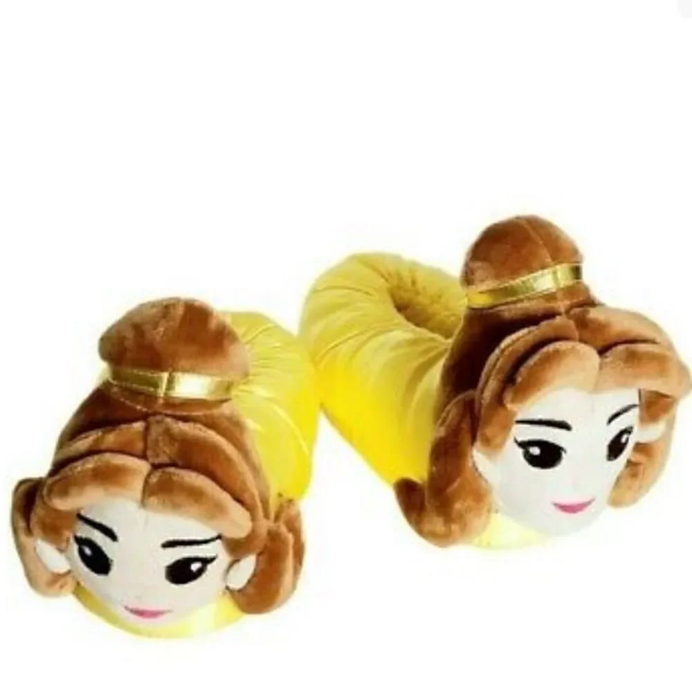 ‎Disney store Belle Beauty and the Beast slippers size 5/6 Dress up princess